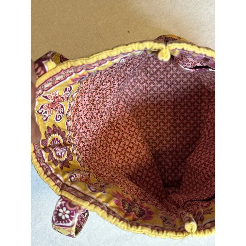 Vera Bradley Yellow/Pink Floral Toggle Tote